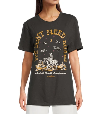 Ariat No Roads Crew Neck Short Sleeve T-shirt