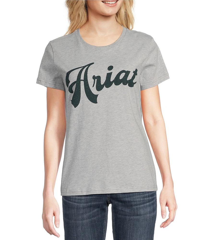 Ariat Old School Script Crew Neck Short Sleeve T-Shirt