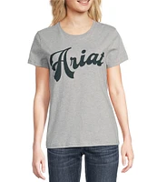 Ariat Old School Script Crew Neck Short Sleeve T-Shirt