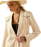 Ariat Parton Contrast Trim Western Blazer