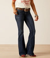 Ariat Pr Paulina Stretch Mid-Rise 5-Pocket Flare Hem Jeans