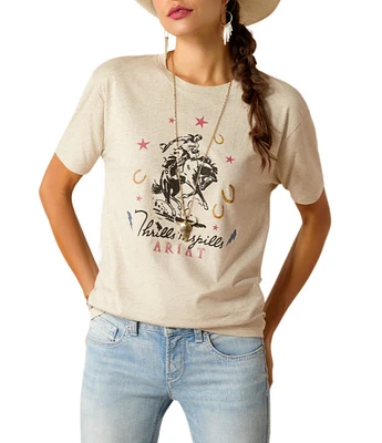 Ariat Printed Graphic Crew Neckline Short Sleeve Tee Shirt