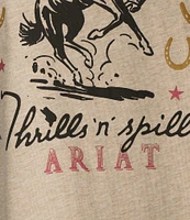 Ariat Printed Graphic Crew Neckline Short Sleeve Tee Shirt