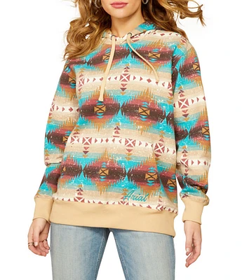 Ariat Printed Soft Fleece Kangaroo Pocket Hoodie