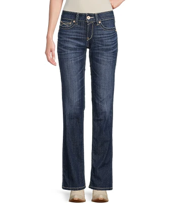 Ariat Real Mr Everlee Stretch Mid-Rise Straight Leg Denim Jeans