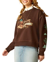 Ariat Riata Embroidered Crew Neck Sweatshirt