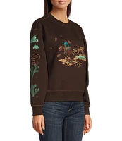 Ariat Riata Embroidered Crew Neck Sweatshirt