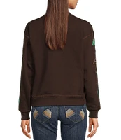 Ariat Riata Embroidered Crew Neck Sweatshirt