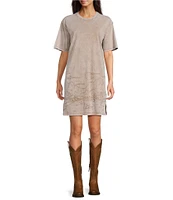 Ariat Road Trip Graphic Crew Neck Short Sleeve Tee Dress