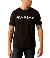 Ariat Shield Flag Short Sleeve Logo Graphic T-Shirt