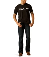 Ariat Shield Flag Short Sleeve Logo Graphic T-Shirt