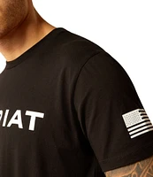 Ariat Shield Flag Short Sleeve Logo Graphic T-Shirt