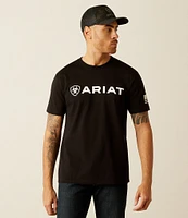 Ariat Shield Flag Short Sleeve Logo Graphic T-Shirt