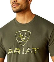 Ariat Short Sleeve Liberty USA Camo Graphic T-Shirt