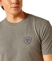 Ariat Southwestern Longhorn Short Sleeve Graphic T-Shirt