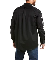 Ariat Team Logo Long-Sleeve Woven Twill Shirt