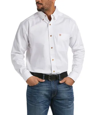 Ariat Team Logo Twill Long-Sleeve Woven Shirt