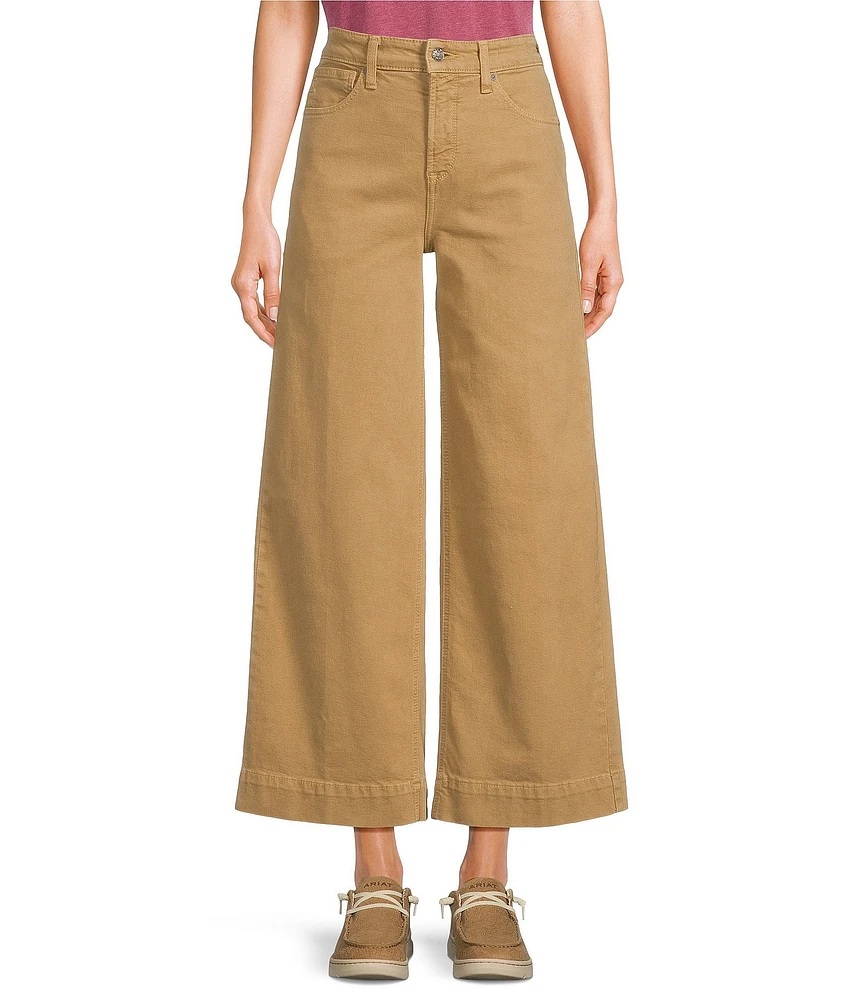 Ariat Ultra High Rise Countryside Wide Leg Crop Jeans