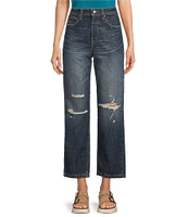 Ariat Ultra High Rise Tomboy Distressed Straight Jeans