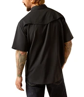 Ariat VentTEK Classic Fit Performance Short Sleeve Solid Woven Western Shirt