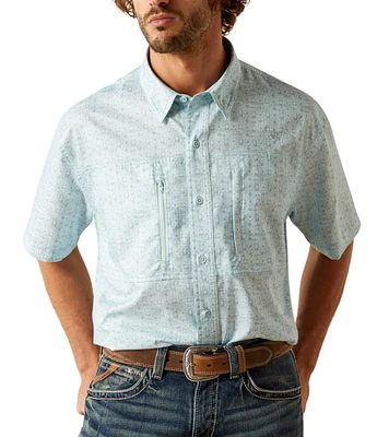 Ariat VentTEK Classic Fit Printed Short Sleeve Woven Shirt