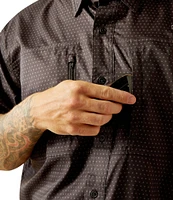 Ariat VentTEK Classic Fit Printed Short Sleeve Woven Shirt