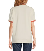 Ariat Wild West Show Crew Neck Short Sleeve Contrast Trim T-Shirt