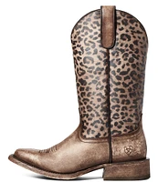 Ariat Women's Circuit Savanna Leopard Print Western Mid Boots