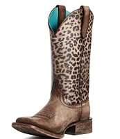 Ariat Women's Circuit Savanna Leopard Print Western Mid Boots