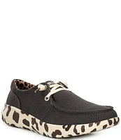 Ariat Women's Hilo Canvas Cheetah Print Slip-Ons