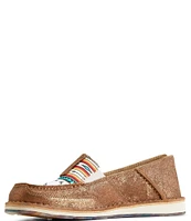 Ariat Women's Leather and Print Cruiser Slip-Ons