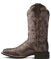 Ariat Women's Quickdraw Leather Western Mid Boots