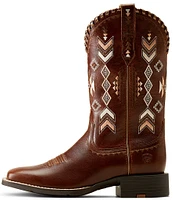 Ariat Women's Round Up Skyler Leather Western Boots