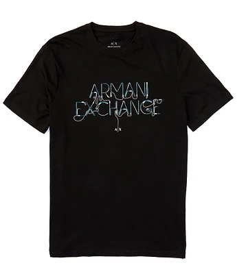 Armani Exchange Abstract Logo Short Sleeve T-Shirt