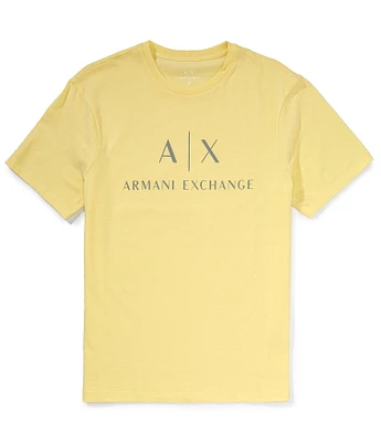 Armani Exchange Slim Fit AX Signature Logo Crew Neck Short Sleeve T-Shirt