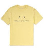 Armani Exchange Slim Fit AX Signature Logo Crew Neck Short Sleeve T-Shirt