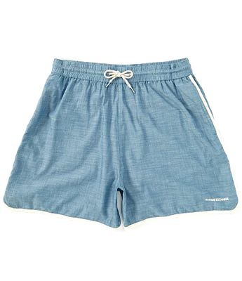 Armani Exchange Chambray 8#double; Inseam Shorts