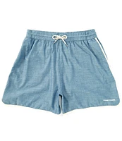 Armani Exchange Chambray 8#double; Inseam Shorts