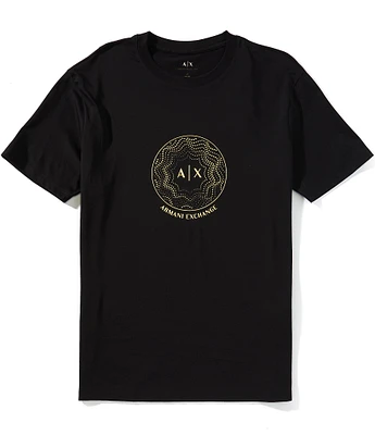 Armani Exchange Circular Logo Short Sleeve T-Shirt