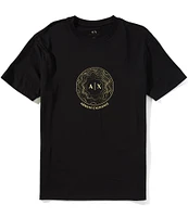 Armani Exchange Circular Logo Short Sleeve T-Shirt