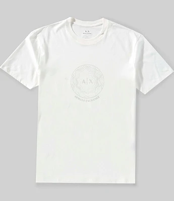 Armani Exchange Circular Logo Short Sleeve T-Shirt