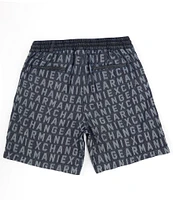 Armani Exchange Denim Logo 8#double; Inseam Shorts