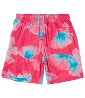 Armani Exchange Floral Print 9#double; Inseam Shorts