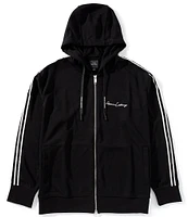 Armani Exchange Full-Zip Logo Hoodie