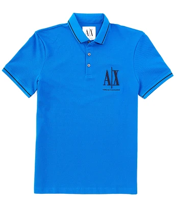 Armani Exchange Icon Short Sleeve Polo Shirt