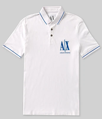 Armani Exchange Icon Short Sleeve Polo Shirt