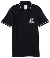 Armani Exchange Icon Short Sleeve Polo Shirt