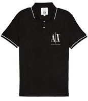 Armani Exchange Icon Short Sleeve Polo Shirt