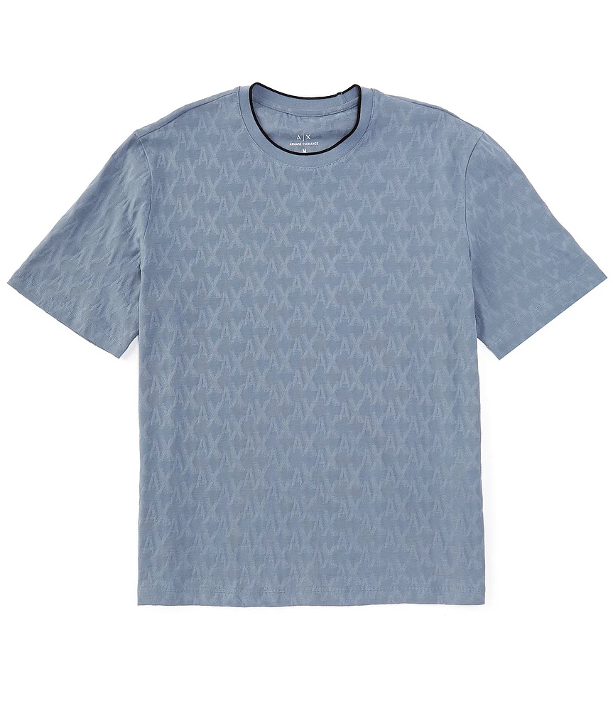 Armani Exchange Jacquard Short Sleeve T-Shirt