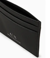 Armani Exchange Leather Credit Card Holder